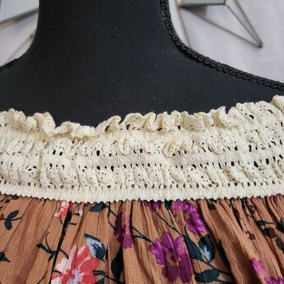 Umgee floral off the shoulder top for women, size M - Picture 4 of 10